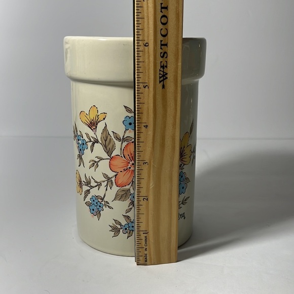 Gourmet‎ Himark Kitchen Utencil Holder Vintage Kitchen Decor Saltera Floral - Picture 7 of 9